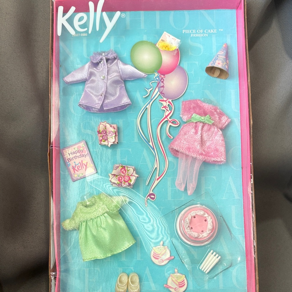 Barbie Kelly Birthday Fashion Set - Pink, Green, Purple